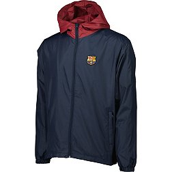 Sport Design Sweden FC Barcelona Graphic Navy Windbreaker Jacket