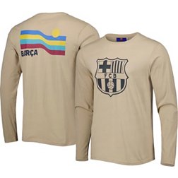 Sport Design Sweden FC Barcelona Shield 2-Hit Tan Long Sleeve Shirt