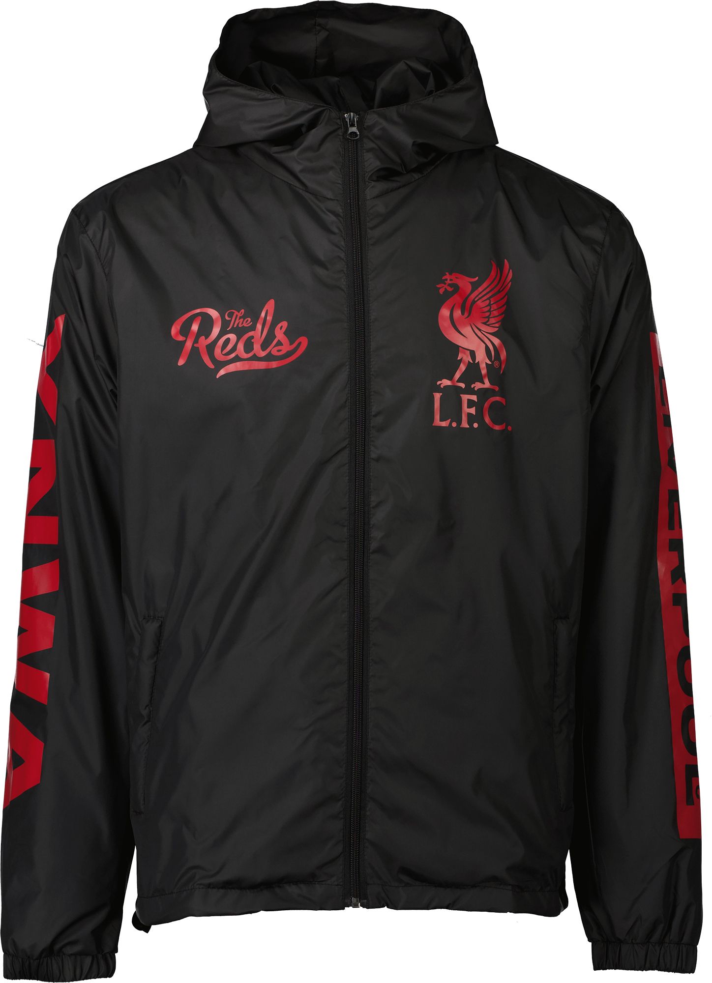 Sport Design Sweden Liverpool FC Graphic Black Windbreaker Jacket