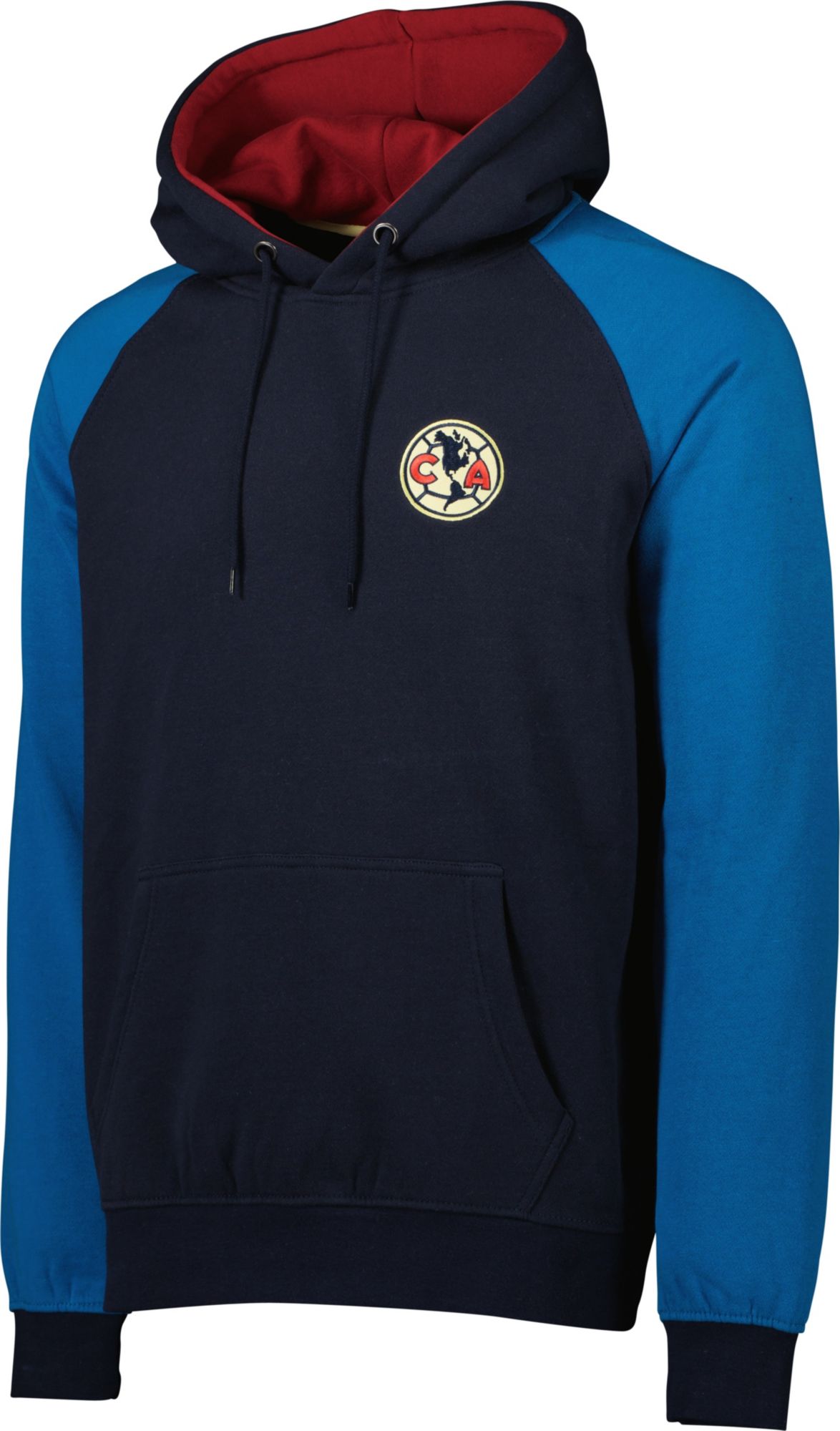 Sport Design Sweden Club America '22 Color Block Navy Pullover Hoodie