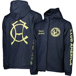 Sport Design Sweden Club America Sleeve Graphic Navy Full-Zip Jacket