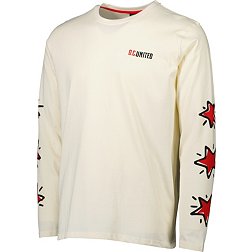Sport Design Sweden D.C. United Logo Heavy Off White Long Sleeve Shirt