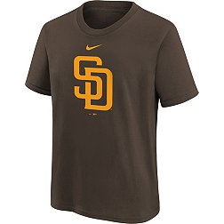 Men's Nike Tony Gwynn San Diego Padres Cooperstown Collection Name & Number  Brown T-Shirt