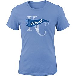 MLB Girls' Kansas City Royals Light Blue Pennant Fever T-Shirt
