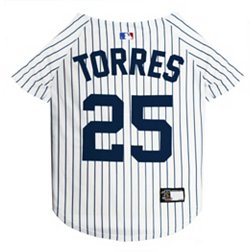 Gleyber Torres #25 New York Yankees White Home Pinstripe Men's Nike Jersey  NWT