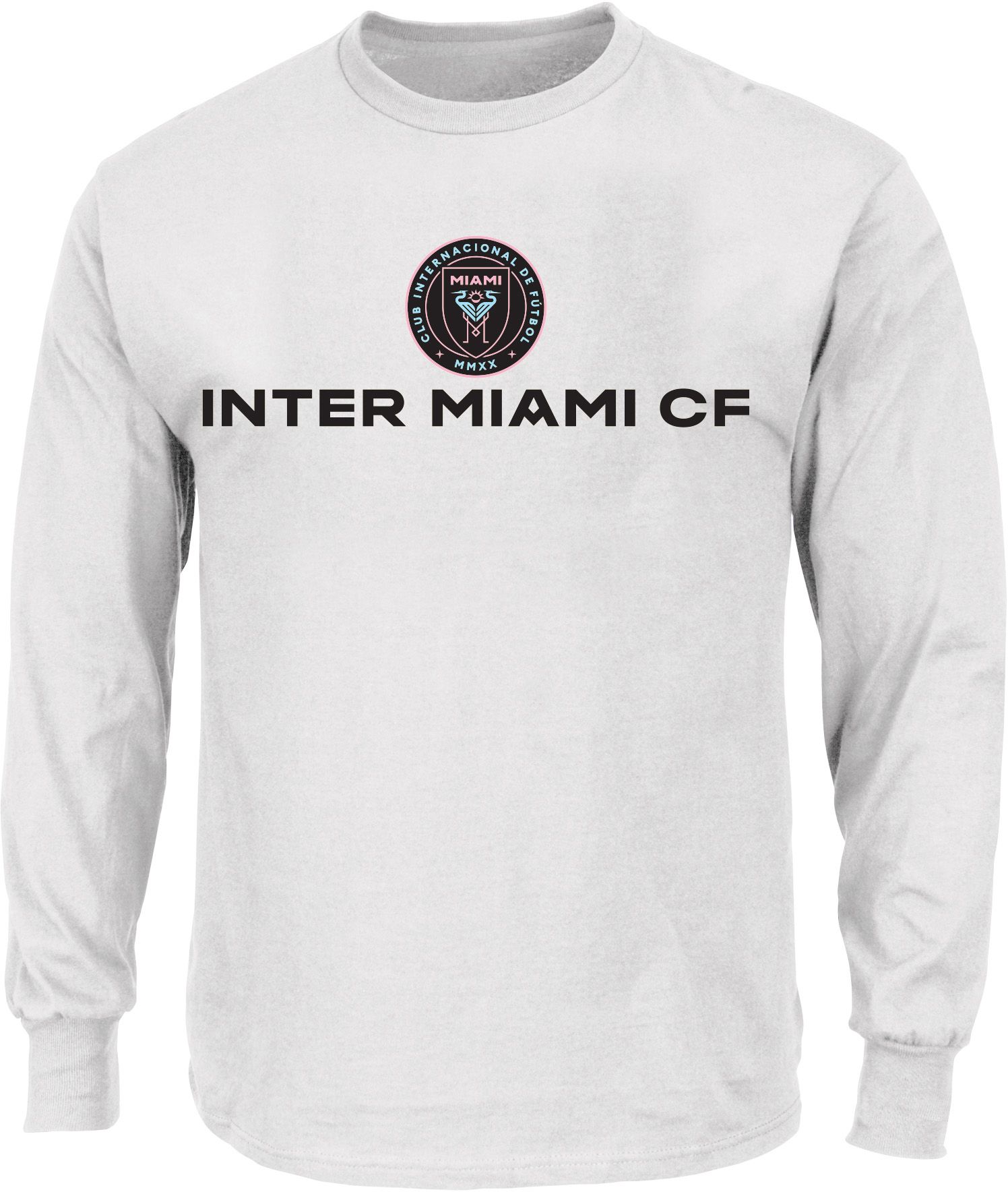 MLS Big &amp; Tall Inter Miami CF Logo White T-Shirt