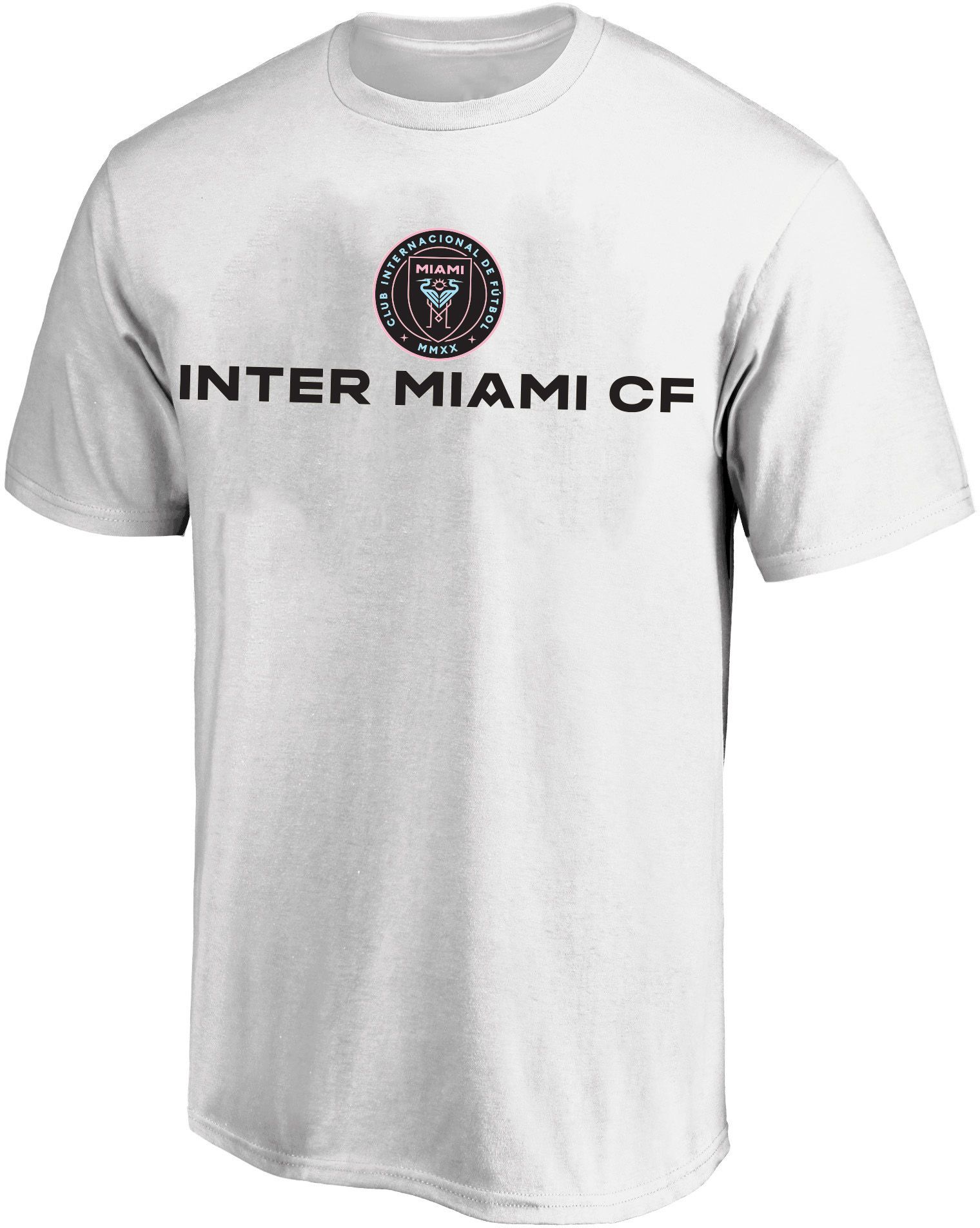 MLS Big &amp; Tall Inter Miami CF Logo White T-Shirt