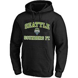 MLS Big & Tall Seattle Sounders Logo Black Pullover Hoodie