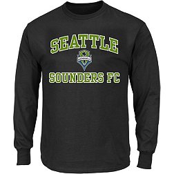 MLS Big & Tall Seattle Sounders Logo Black T-Shirt