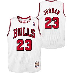 Mitchell & Ness Youth 1997 Chicago Bulls Michael Jordan #23 White Hardwood Classics Authentic Jersey