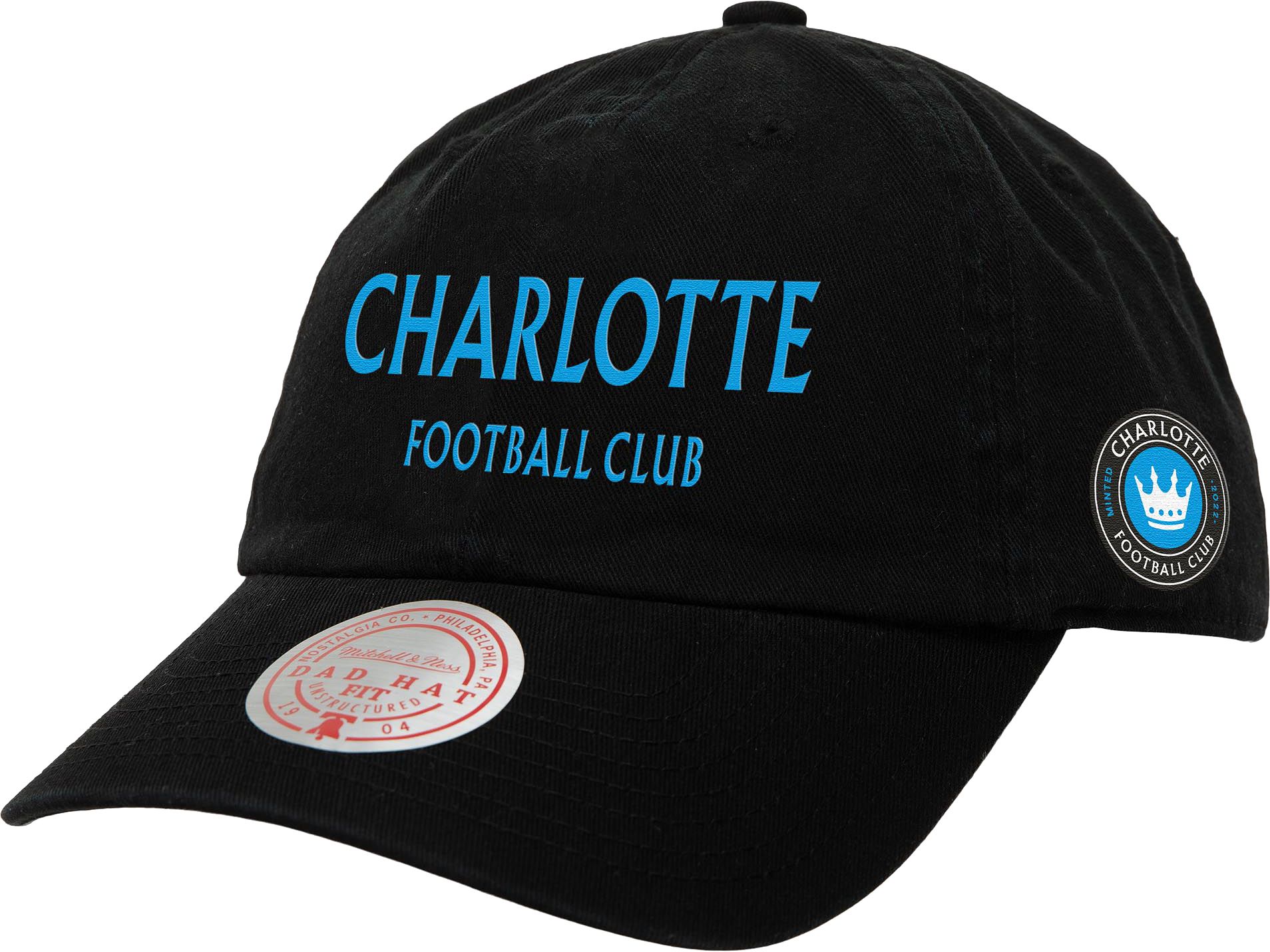 Mitchell & Ness Charlotte FC Wordmark Black Dad Hat