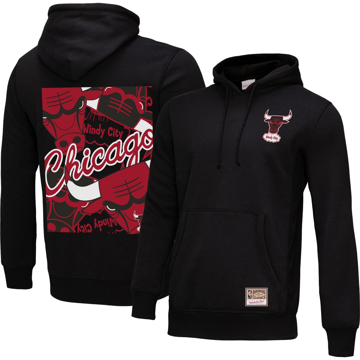 Pro Standard Men's Chicago Bulls Black 'Black and Gold' Hoodie