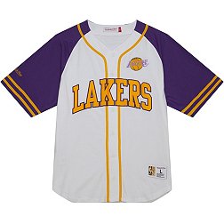 Shop ICER BRANDS MEN LA Lakers Shooting Shirt Tee GTMC915S-WHT