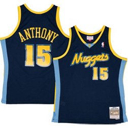 Mitchell & Ness Men's 2006 Denver Nuggets Carmelo Anthony #15 Blue Hardwood Classics Swingman Jersey