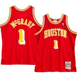 Mitchell & Ness Men's 2004 Houston Rockets Tracy McGrady #1 Red Hardwood Classics Swingman Jersey