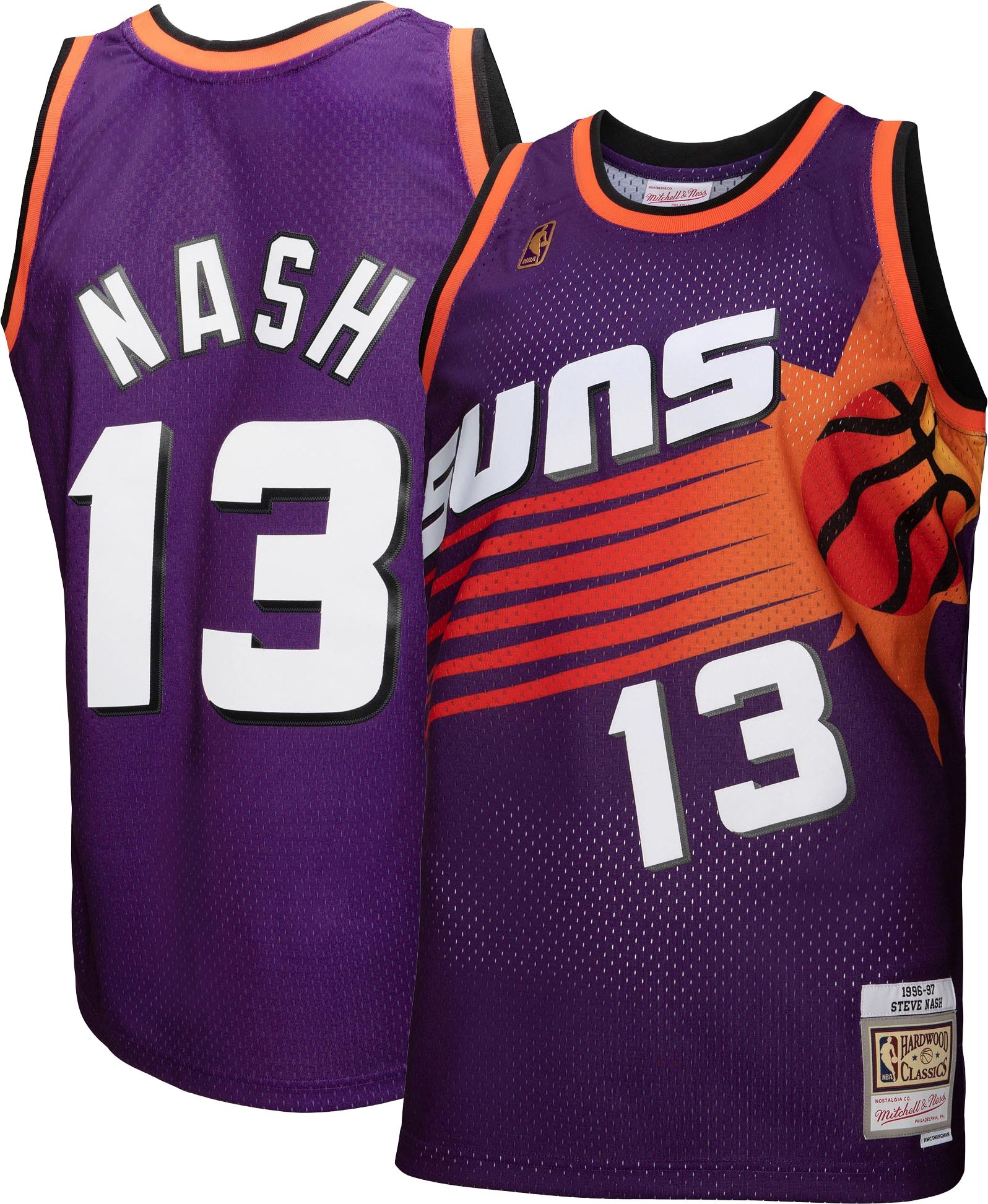 Steve Nash #13 Phoenix Suns NBA Shadow Majestic Jersey Youth L 14-16  children