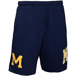 Mitchell & Ness Men's Michigan Wolverines Blue Gameday FT Shorts
