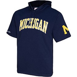 Mitchell & Ness Men's Michigan Wolverines Blue Gameday FT Hoodie