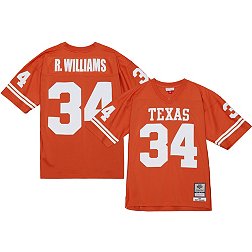 Mitchell & Ness Men's Texas Longhorns Ricky Williams #34 1998 Burnt Orange Replica Jersey