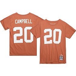 Mitchell & Ness Men's Texas Longhorns Earl Campbell #20 Burnt Orange T-Shirt