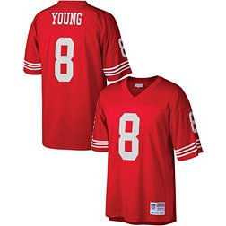 Mitchell & Ness Men's San Francisco 49ers Steve Young #8 1990 Red Throwback Jersey