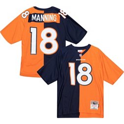 Mitchell & Ness Men's Denver Broncos Peyton Manning #18 2015 Split Throwback Jersey