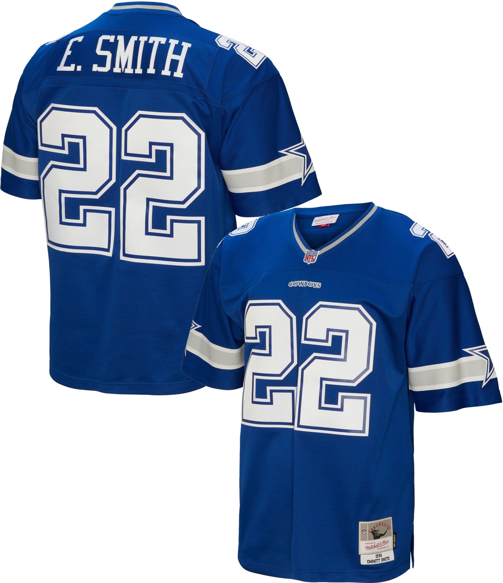 Mitchell &amp; Ness Men's Emmitt Smith #22 1995 Navy Throwback Jersey