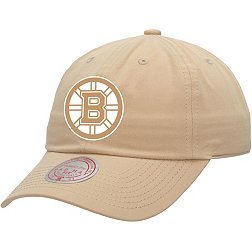 Mitchell & Ness Boston Bruins Primary Logo Khaki Dad Hat