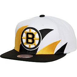 Mitchell & Ness Boston Bruins Sharktooth Snapback Adjustable Hat