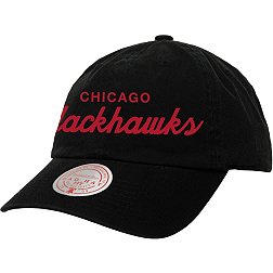 Mitchell & Ness Chicago Blackhawks Script Adjustable Dad Hat