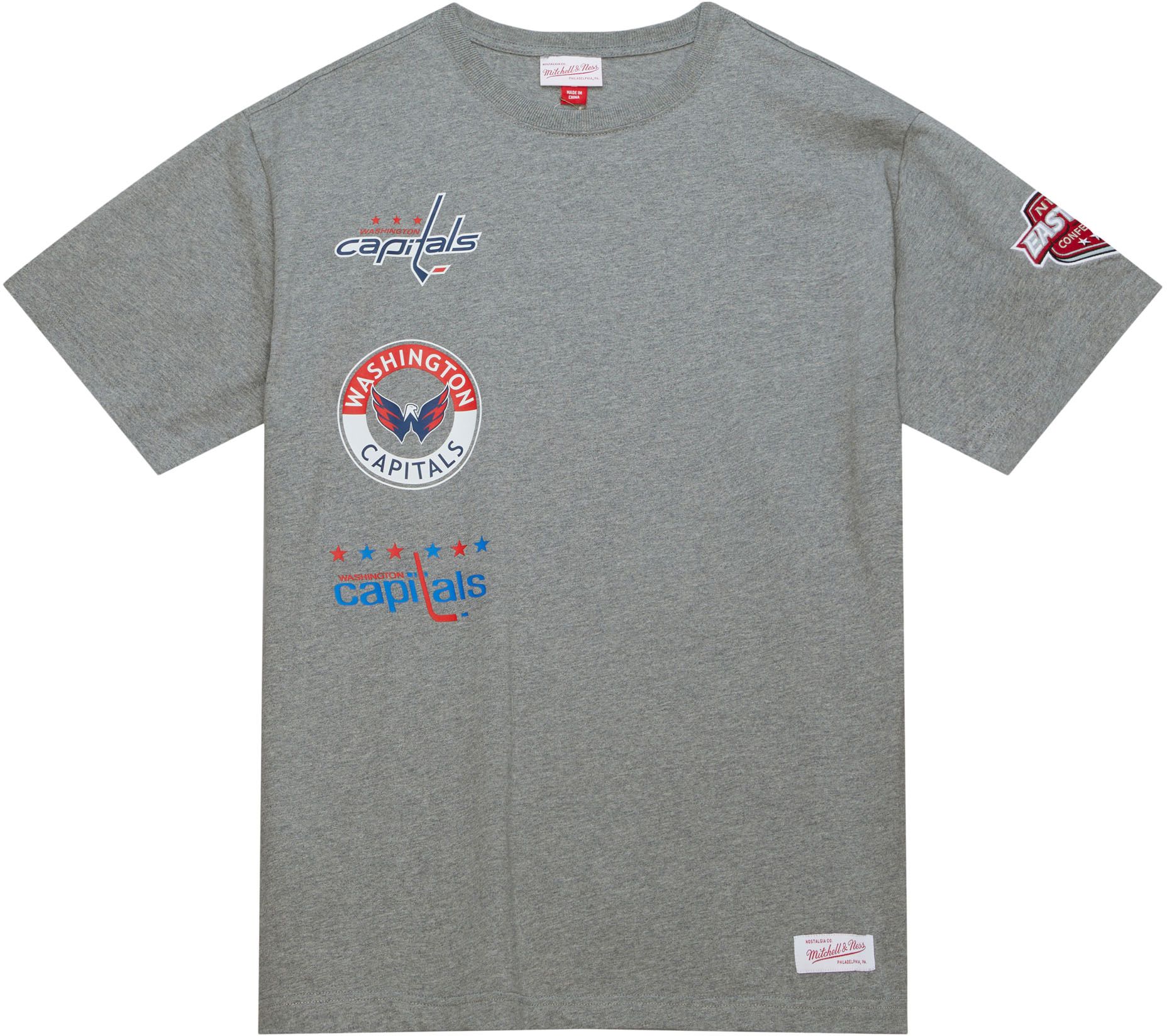 Mitchell &amp; Ness Washington Capitals 2023 City Grey T-Shirt