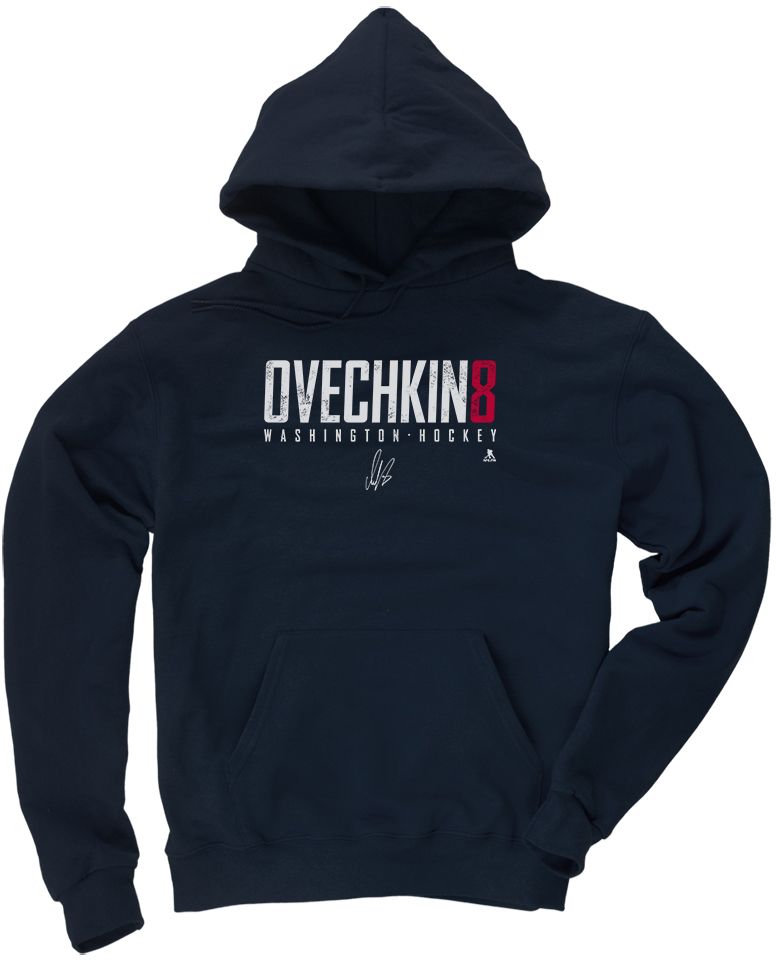 500 Level Ovechkin Elite Navy Pullover Hoodie