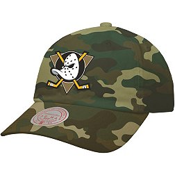 Mitchell & Ness Anaheim Ducks Logo Camo Adjustable Dad Hat