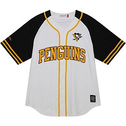 Mitchell & Ness Pittsburgh Penguins White Baseball Jersey