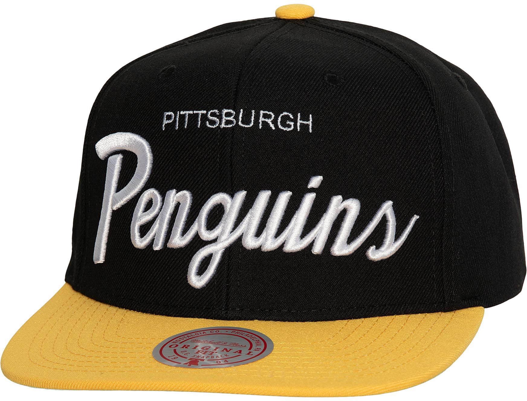 Mitchell & Ness Pittsburgh Penguins Black Team Arch Casquette