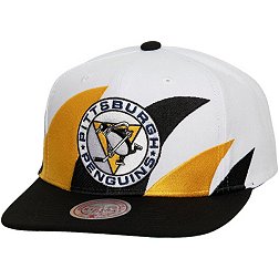 Mitchell & Ness Pittsburgh Penguins Sharktooth Snapback Adjustable Hat