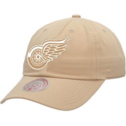 Mitchell & Ness Detroit Red Wings Primary Logo Khaki Dad Hat