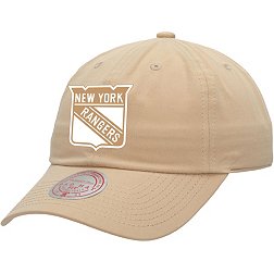 Mitchell & Ness New York Rangers Primary Logo Khaki Dad Hat