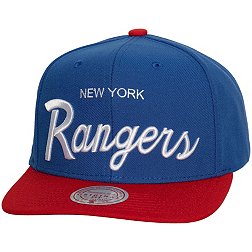 Mitchell & Ness New York Rangers Script 2-Tone Snapback Adjustable Hat
