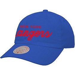 Mitchell & Ness New York Rangers Script Adjustable Dad Hat