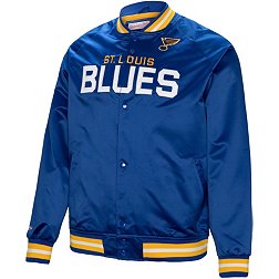 Mitchell & Ness St. Louis Blues Lightweight Satin Blue Jacket
