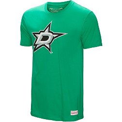 Mitchell & Ness Dallas Stars Distressed Logo Green T-Shirt