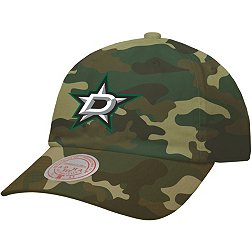 Mitchell & Ness Dallas Stars Logo Camo Adjustable Dad Hat