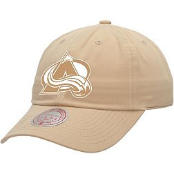 Mitchell & Ness Colorado Avalanche Primary Logo Khaki Dad Hat