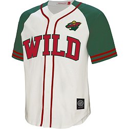 Mitchell & Ness Minnesota Wild White Baseball Jersey