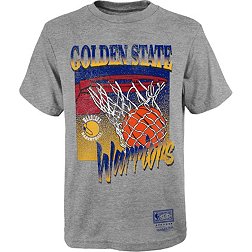 Youth Blue Golden State Warriors Game On Short Sleeve Pullover