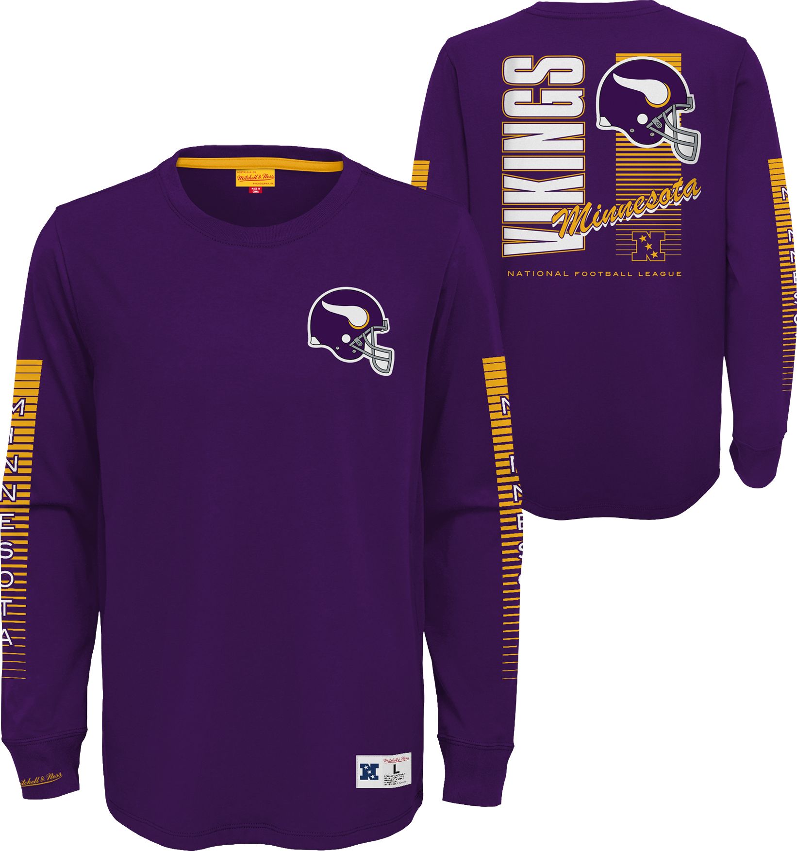 Youth Justin Jefferson Purple Minnesota Vikings Mainliner Drip