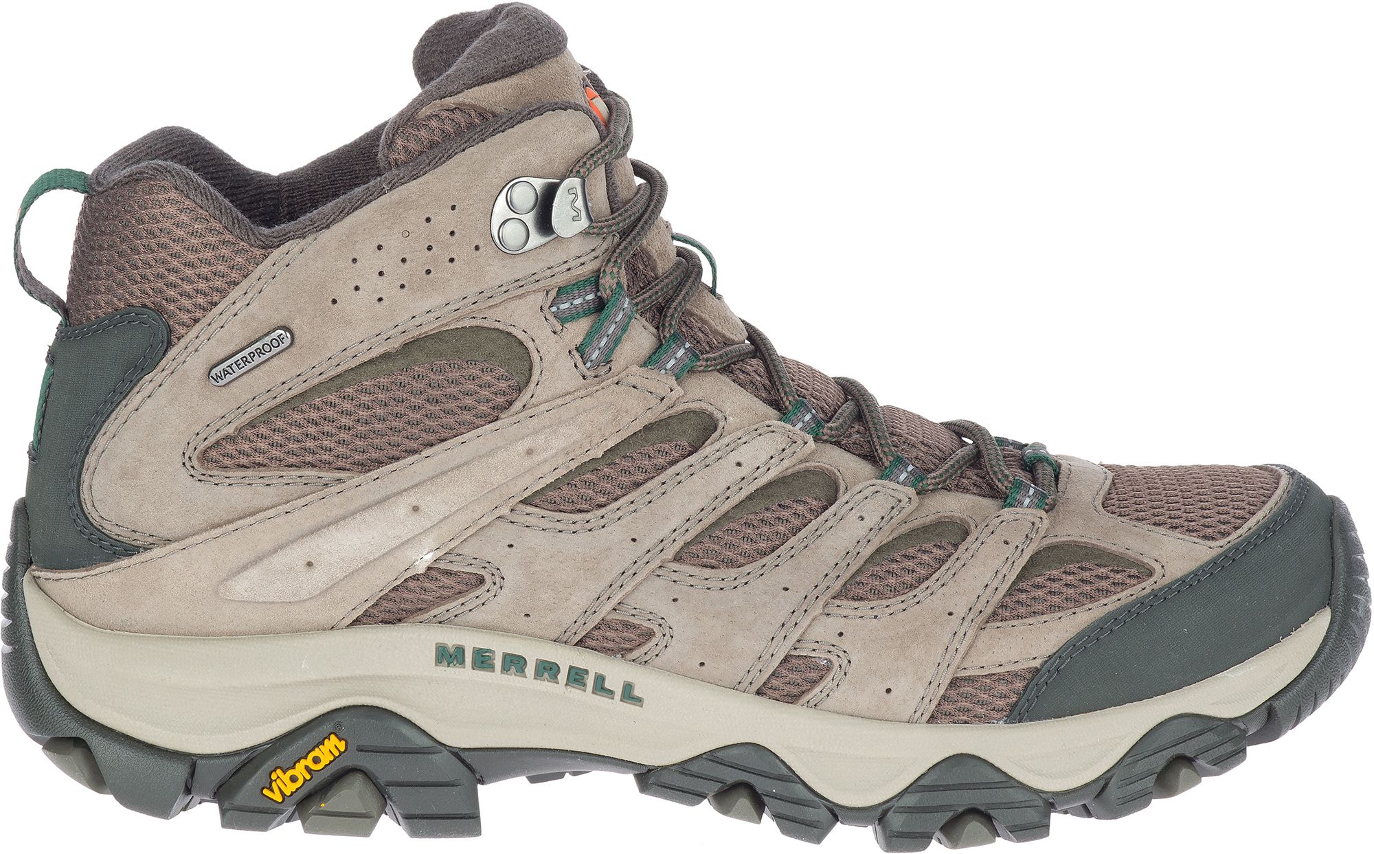 Photos - Trekking Shoes MERRELL Men's Moab 3 Mid Waterproof Hiking Boots, Size 10, Boulder | Fathe 
