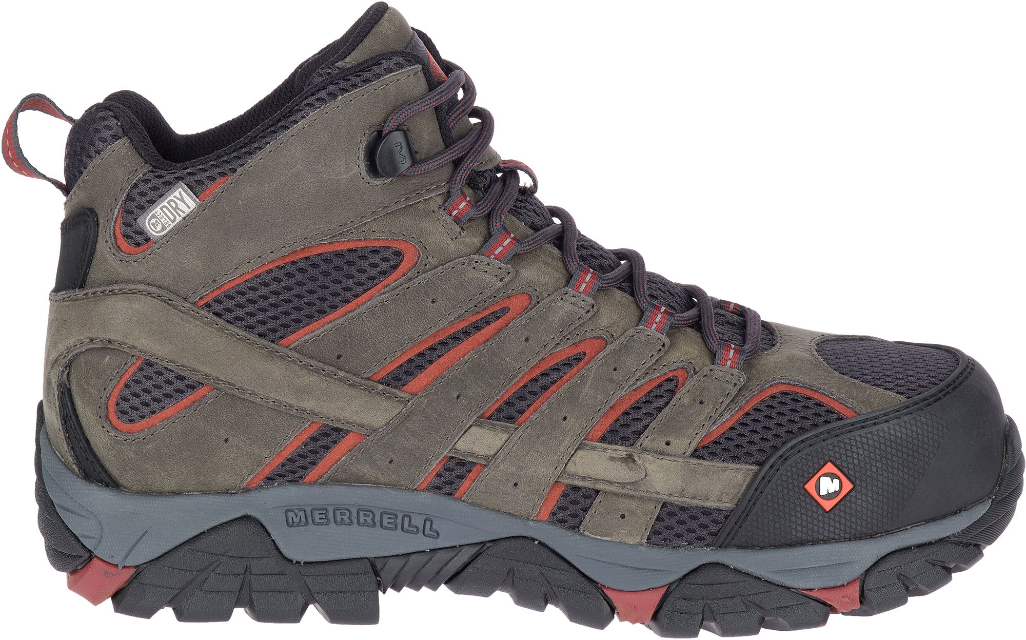 Merrell Men's Vertex Mid Waterproof Comp Toe Work Boots