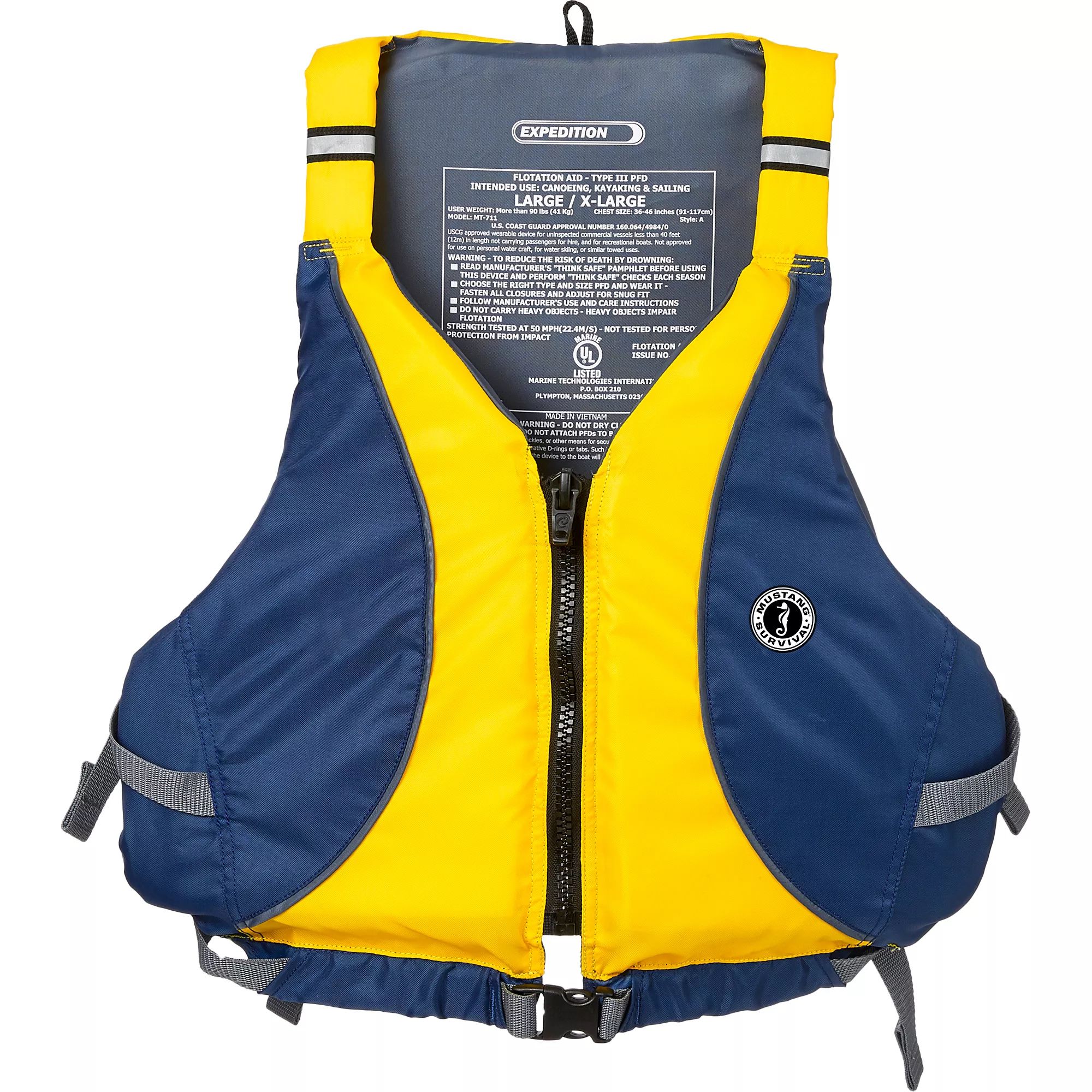 MUSTANG SURVIVAL Expedition Nylon Life Vest, Men's